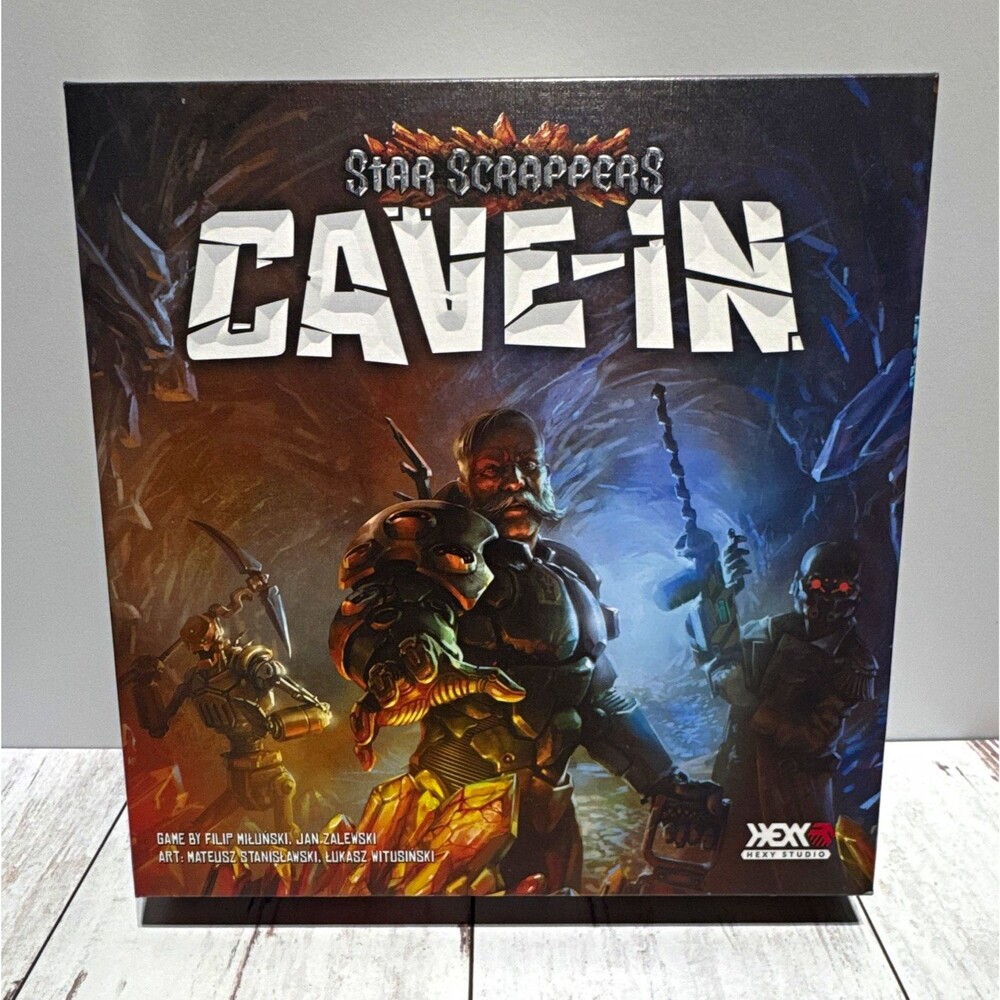 Hexy Studio Star Scrappers: Cave-in Sci-Fi Board Game 2-4P Ages 12+ 2021 Award